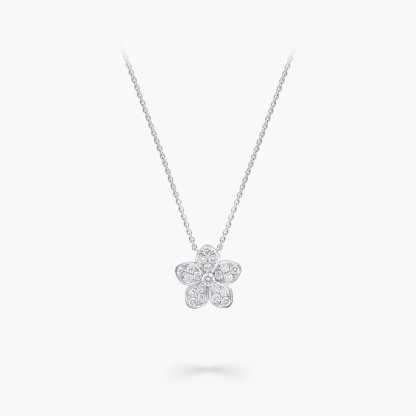 Wild Flower Pavé Diamond Pendant